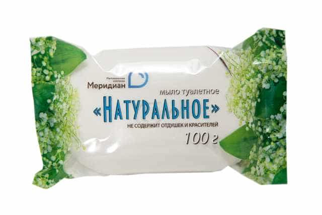 Мыло туалетное "Натуральное" 100 гр